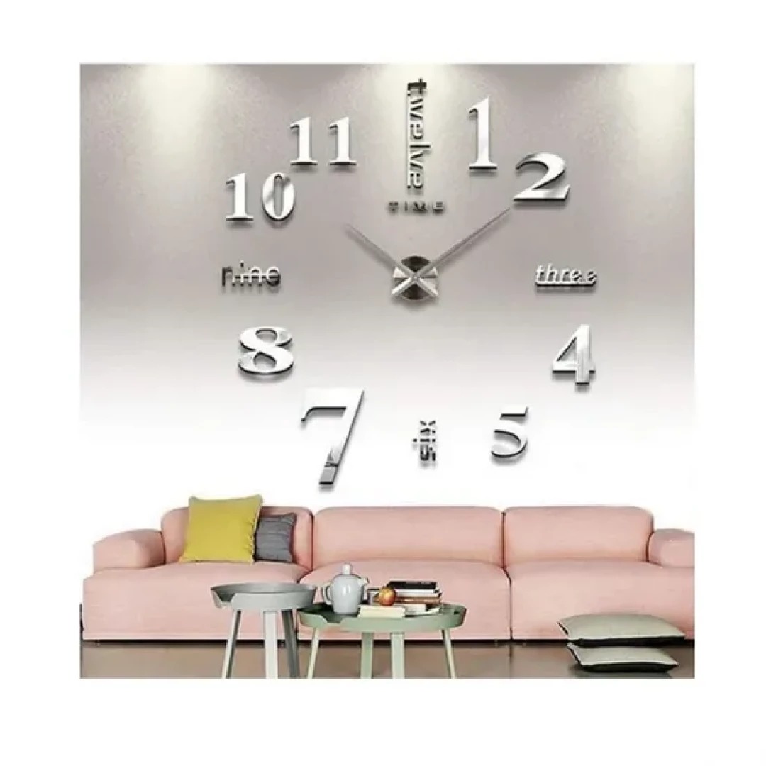 Reloj De Pared 3d Tamaño 120 X 120 Cm